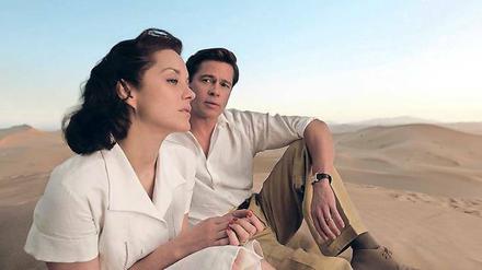 Marion Cotillard und Bard Pitt in "Allied".