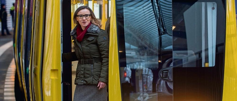 Die BVG-Vorstandsvorsitzende Sigrid Evelyn Nikutta wirbt um Vertrauen in die BVG und ihre Mitarbeiter.