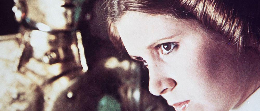 Carrie Fisher in "Krieg der Sterne - Episode IV: Eine neue Hoffnung" (USA 1977).