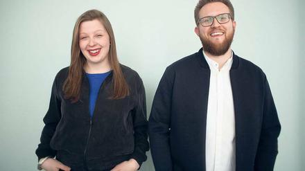 Die Gründer des Unternehmens, Lea Huch und Christian Veith. 