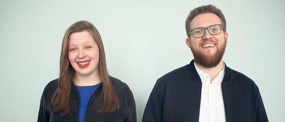 Die Gründer des Unternehmens, Lea Huch und Christian Veith.