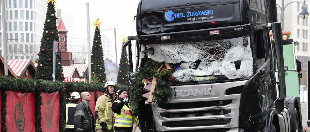 Die Tatwaffe: Der Lkw vom Breitscheidplatz