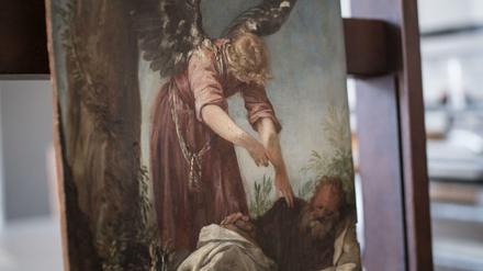 Engel waren in der Kunst schon immer Thema. Wie hier in "Der Engel weckt den Propheten Elias in der Wüste" des Künstlers Juan Antonio Escalante aus dem 17. Jahrhundert 