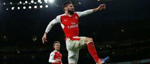 Späte Freude, schönste Freude. Olivier Giroud bejubelt sein 1:0-Siegtor für Arsenal.
