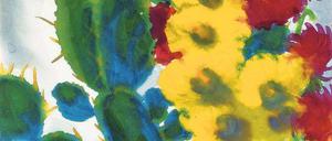 Farbstachel. Emil Nolde: Sommerblumen und Kakteen. 