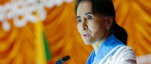 Friedensnobelpreisträgerin Aung San Suu Kyi wird scharf kritisiert.