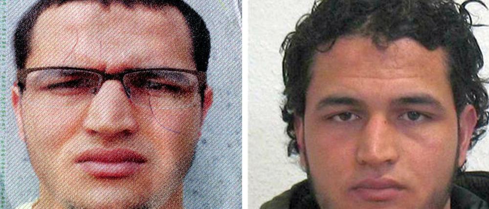 Das Bundeskriminalamt veröffentlichte Fahndungsfotos des Verdächtigen Anis Amri.