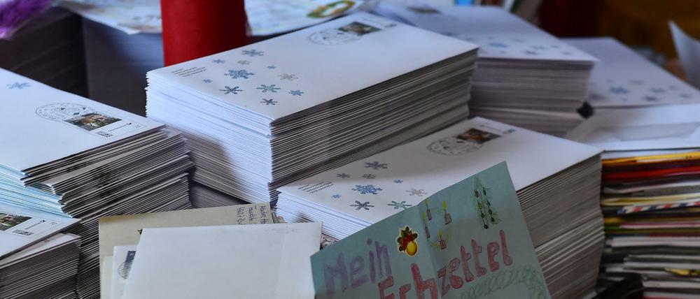 An Weihnachten ist besonders viel Post unterwegs.