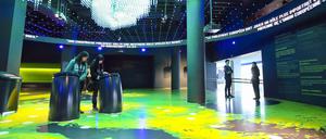 Komplex: Das Europäische Parlament in Brüssel hat ein eigenes Science-Center - das "Parlamentarium".
