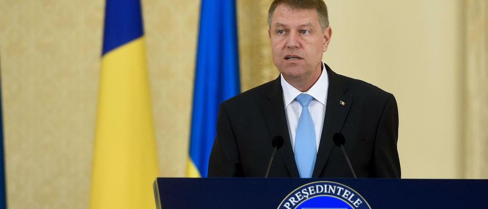 Präsident Klaus Iohannis lehnte die von den Sozialdemokraten vorgeschlagene Sevil Shhaideh ab.