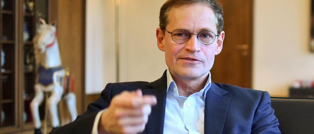 Berlins Regierender Bürgermeister Michael Müller unterstützt SPD-Chef Sigmar Gabriel.