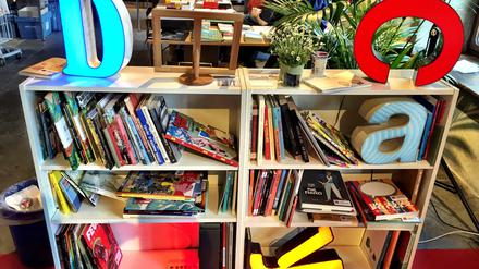 Lesen und lesen lassen: Ein Comic-Regal auf dem Fumetto-Festival in Luzern.