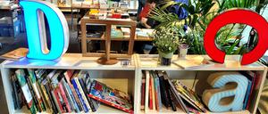 Lesen und lesen lassen: Ein Comic-Regal auf dem Fumetto-Festival in Luzern.