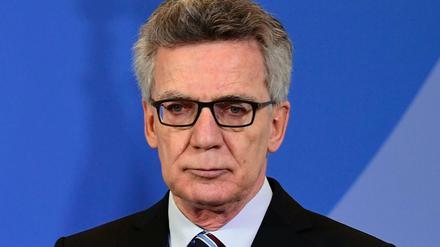 Bundesinnenminister Thomas de Maizière. 