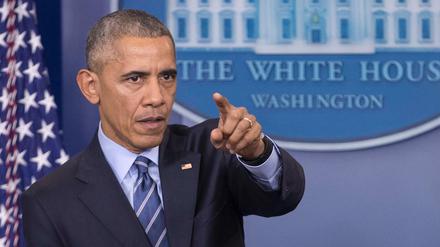 Der scheidende US-Präsident Barack Obama.