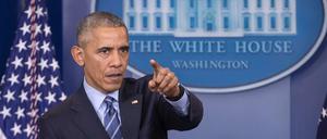 Der scheidende US-Präsident Barack Obama.