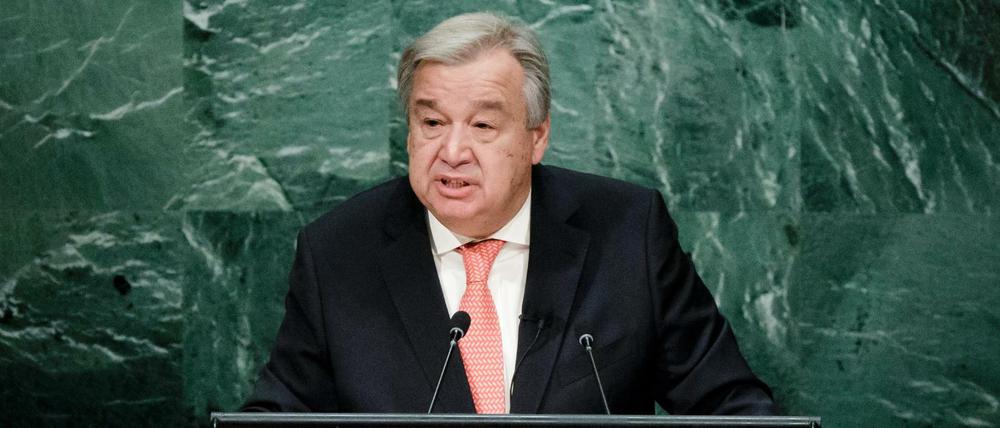 Der designierte UN-Generalsekretär Antonio Guterres. 