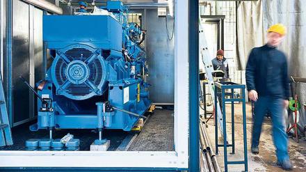 Klimafreundlich. Auf dem Euref-Campus in Schöneberg sorgt ein Bio-Erdgas betriebenes Blockheizkraftwerk der Gasag für CO2-neutrale Energieversorgung. 