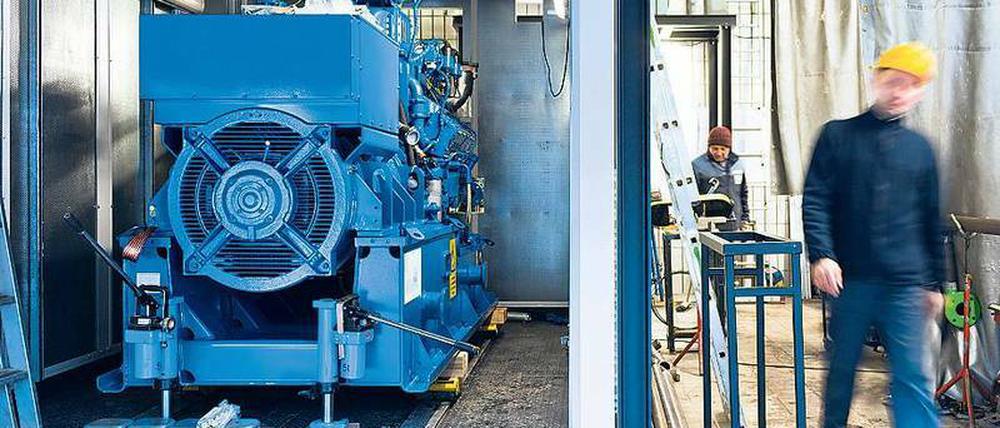 Klimafreundlich. Auf dem Euref-Campus in Schöneberg sorgt ein Bio-Erdgas betriebenes Blockheizkraftwerk der Gasag für CO2-neutrale Energieversorgung.