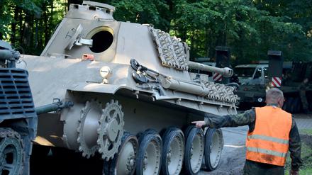 Der funktionstüchtige "Panther"-Kampfpanzer wurde im Juli 2015 aus Heikendorf abtransportiert. 