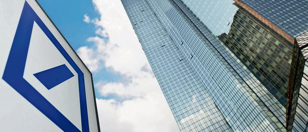 Die Zentrale der Deutschen Bank in Frankfurt am Main