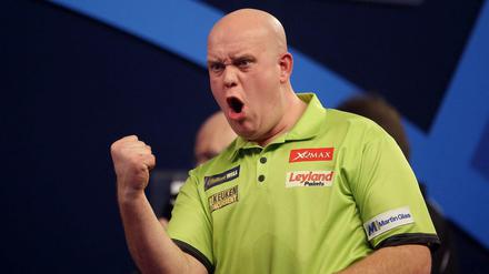 Der Niederländer Michael van Gerwen hat das Finale der Darts-WM gewonnen. 
