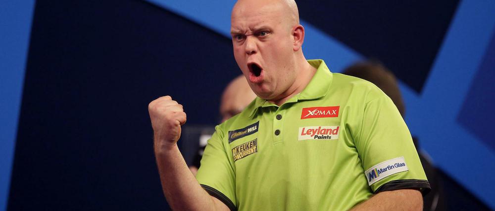 Der Niederländer Michael van Gerwen hat das Finale der Darts-WM gewonnen. 