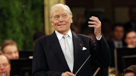 Georges Prêtre 2010 beim Neujahrskonzert der Wiener Philharmoniker
