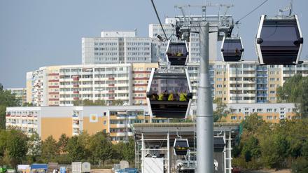 Im April soll die Gondelbahn in Betrieb gehen.