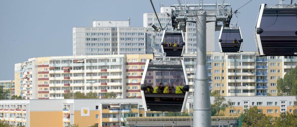 Im April soll die Gondelbahn in Betrieb gehen.