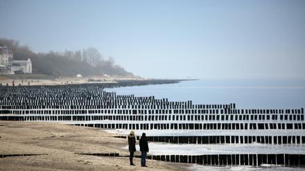 So ruhig wie auf diesem Foto vom Strand von Kühlungsborn wird sich die Ostsee in den nächsten Tagen wohl nicht präsentieren. 