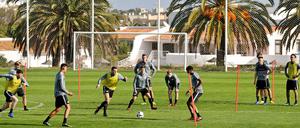 Aufnahme aus Leipzig. Nö, Quatsch ist natürlich Portugal. Mit Spielern aus Leipzig.