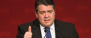 Einschnitt. SPD-Chef Sigmar Gabriel hat sich Ende 2016 den Magen verkleinern lassen. Hier ein Foto vom März 2016.