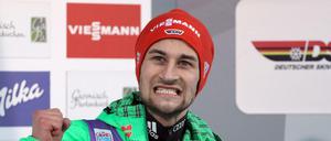 Bei der Vierschanzentournee hat Markus Eisenbichler bisher viel Grund zum Jubeln.