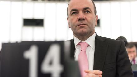 Der Chef der EVP-Fraktion im EU-Parlament, Manfred Weber (CSU).