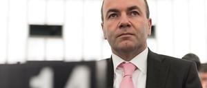 Der Chef der EVP-Fraktion im EU-Parlament, Manfred Weber (CSU).