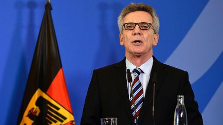 Bundesinnenminister Thomas de Maizière.