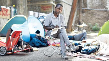 Bisher lebten in Italien viele Flüchtlinge auf der Straße.