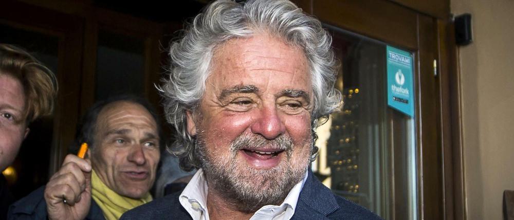 Beppe Grillo kämpft nun auch gegen die traditionellen Medien Italiens.
