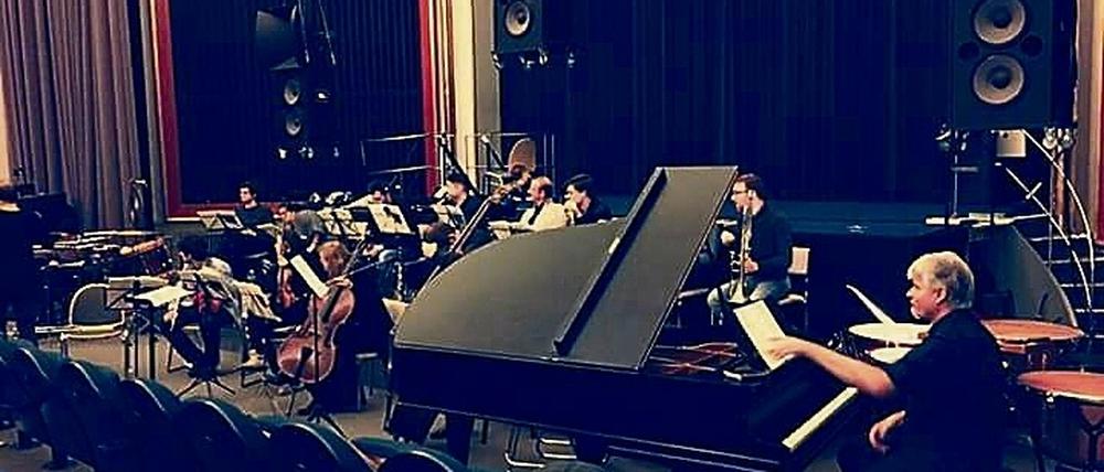 Klangvoll: Das Metropolis Orchester Berlin zum Filmklassiker von 1927 bei der Probe.