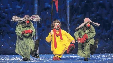 Slava und seine Clowns ziehen das Publikum mit ganz eigenen Mitteln in ihren Bann.
