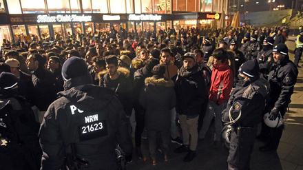 Bild aus der Kölner Silvesternacht 2016/17
