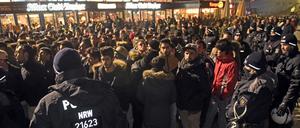 Bild aus der Kölner Silvesternacht 2016/17