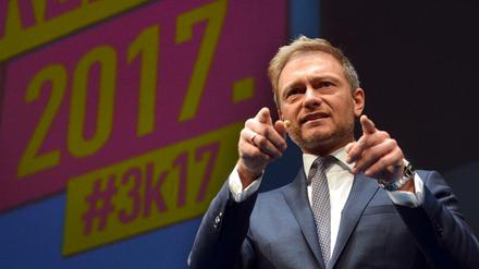 Der Bundesvorsitzende der FDP, Christian Lindner.