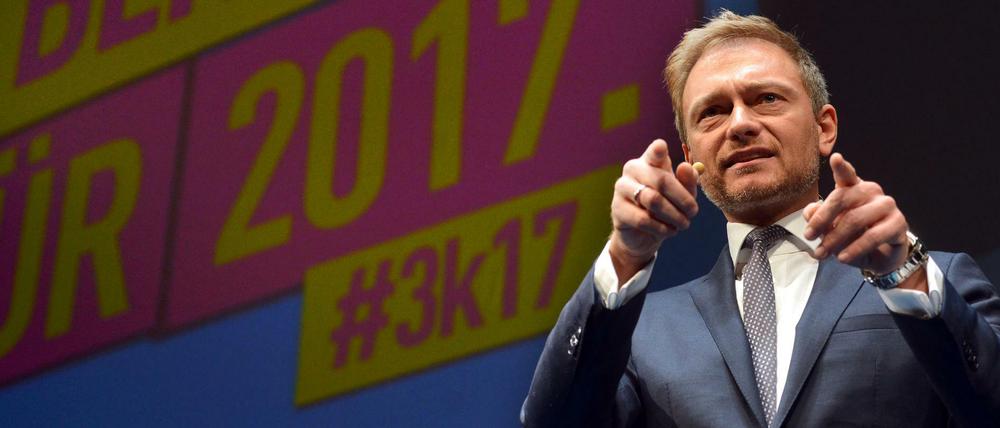 Der Bundesvorsitzende der FDP, Christian Lindner.
