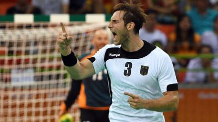 Bei der Handball-WM nur im Internet: Der deutsche Nationalspieler Uwe Gensheimer.