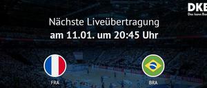 Das Eröffnungsspiel der Handball-WM - im Internet, auf einer Sponsorenseite.