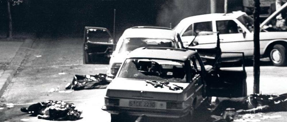 Graue Vorzeit. Am 5. September 1977 entführte die RAF Hanns Martin Schleyer und ermordete seine vier Begleiter. Foto: picture-alliance/dpa
