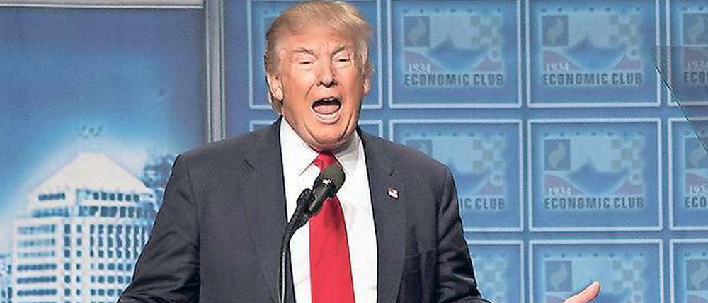 Direkt an den Mann. Donald Trump teilt sich am liebsten via Twitter mit. Da kann auch nicht kritisch nachgefragt werden.