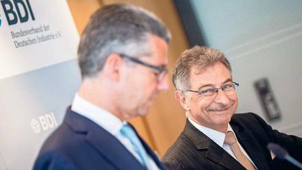 Dieter Kempf (re.), langjähriger Präsident des IT-Verbandes Bitkom, ist jetzt Präsident des BDI.